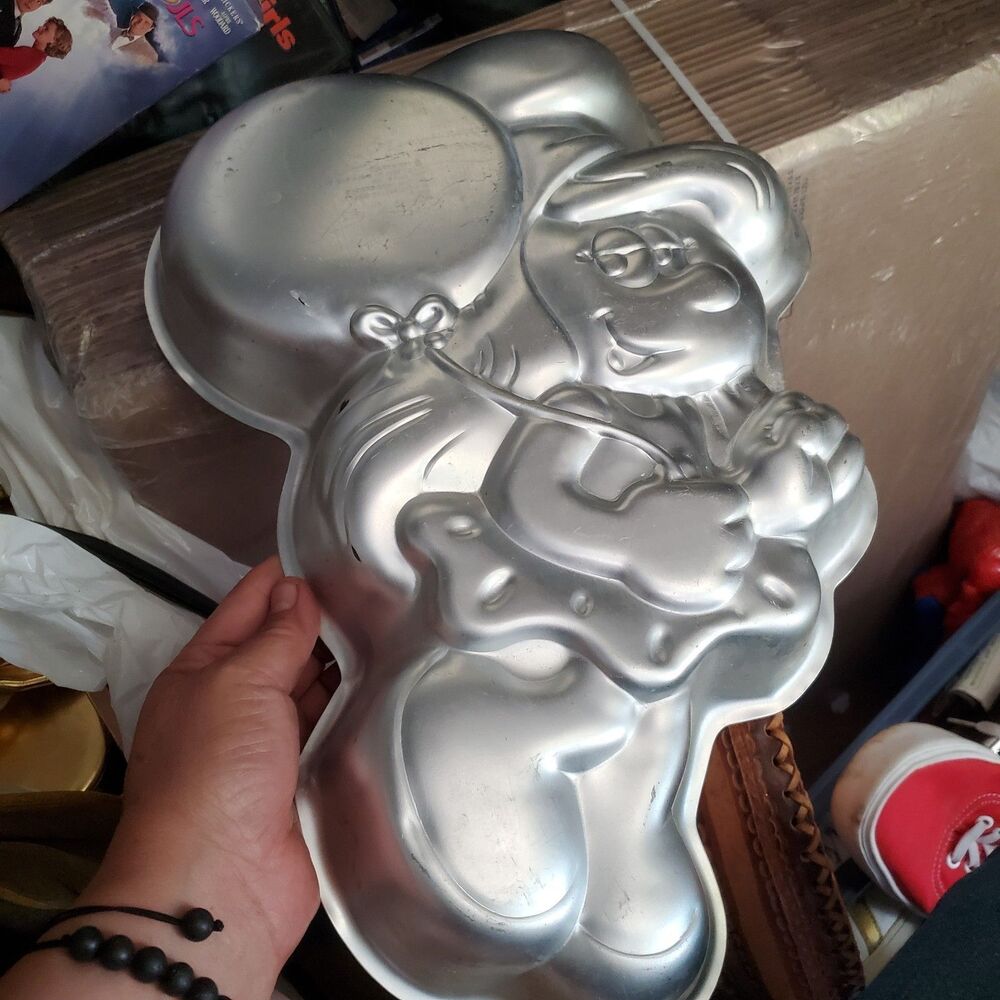 WILTON Cake Pan -SMURFETTE- Wallace Berrie & Co. Vtg c1983. #2105-5419